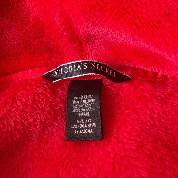 Victoria Secret Red Bath Robe M/L - Picture 4 of 4